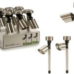 BALIZA SOLAR ACERO ARTICULADA