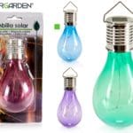 BOMBILLA SOLAR PLST. AZUL