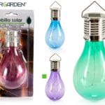 BOMBILLA SOLAR PLST. MORADO