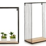 ESTANTERIA METAL BALDA MADERA