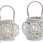 PORTAVELAS CILIN. BL. 18 CM ALT