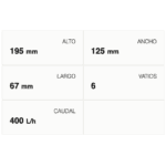 FILTRO OPTIMUS 400 L/H - Imagen 2