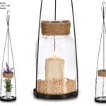 PORTAVELAS CONICO FORMA TARRO