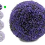 BOLA SETO LILA 16 CM