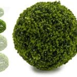 BOLA SETO VERDE HOJAS 22 CM