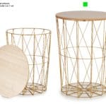 MESA METAL DORADA GR.