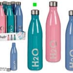 BOTELLA H2O VERDE 1 L.