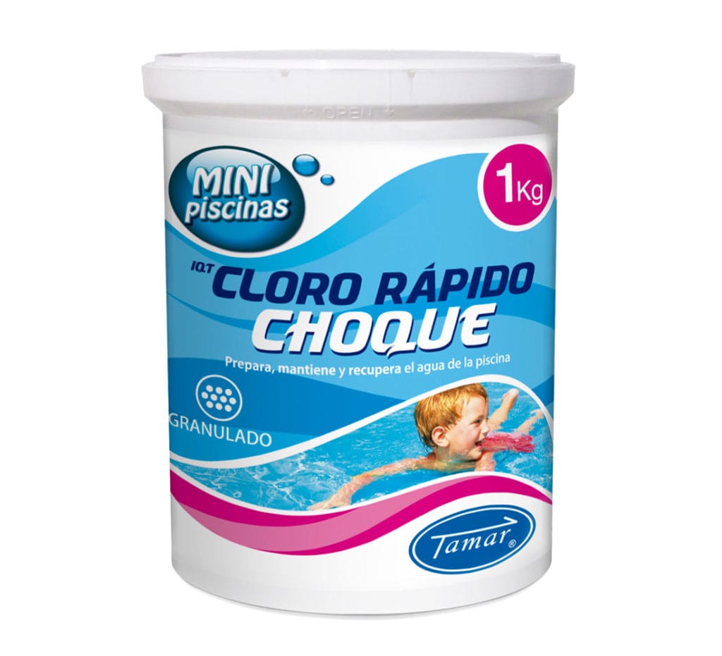 Cloro Rapido Choque grano 1 kg MINIPISCINAS