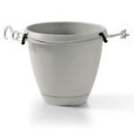 VASO GRIGIO PENSILE 20 CM