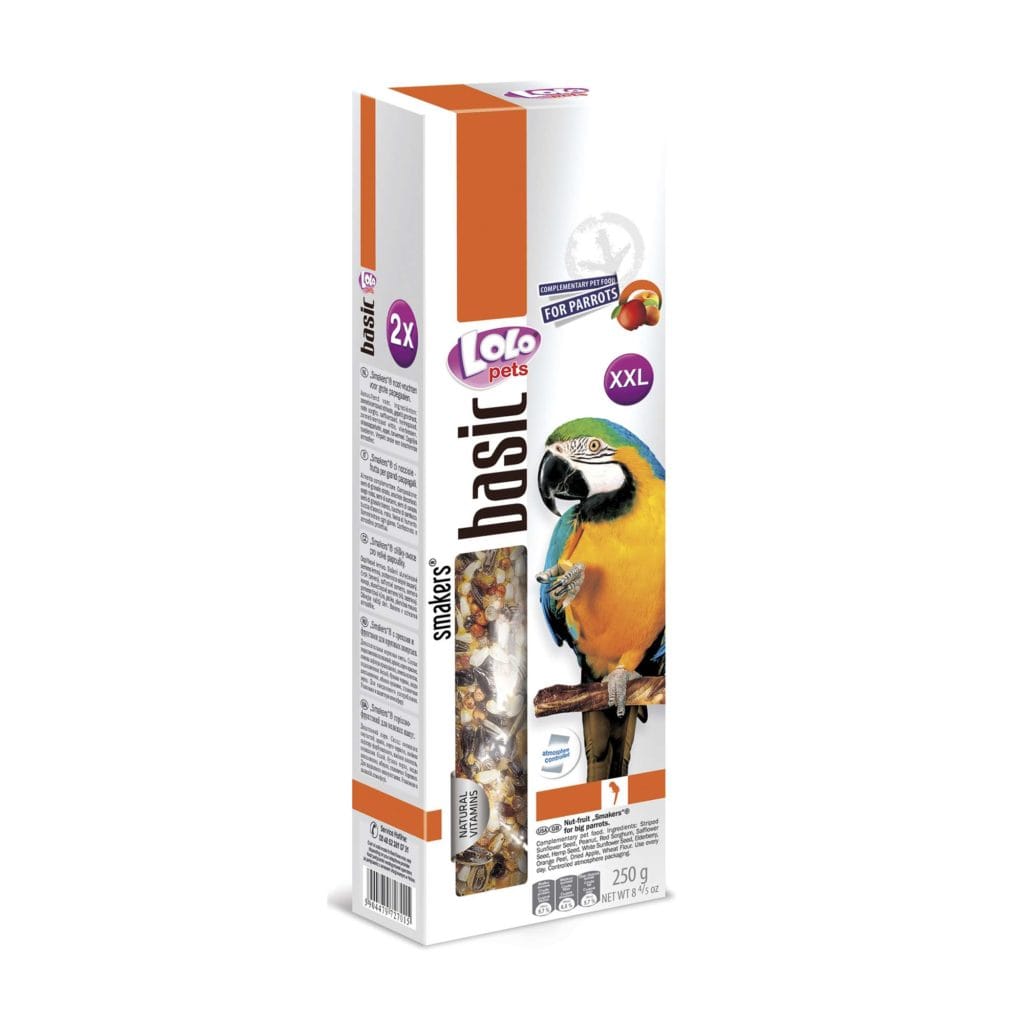 lo72701 barritas de frutas y nueces para loros lolo 250 g general 3227