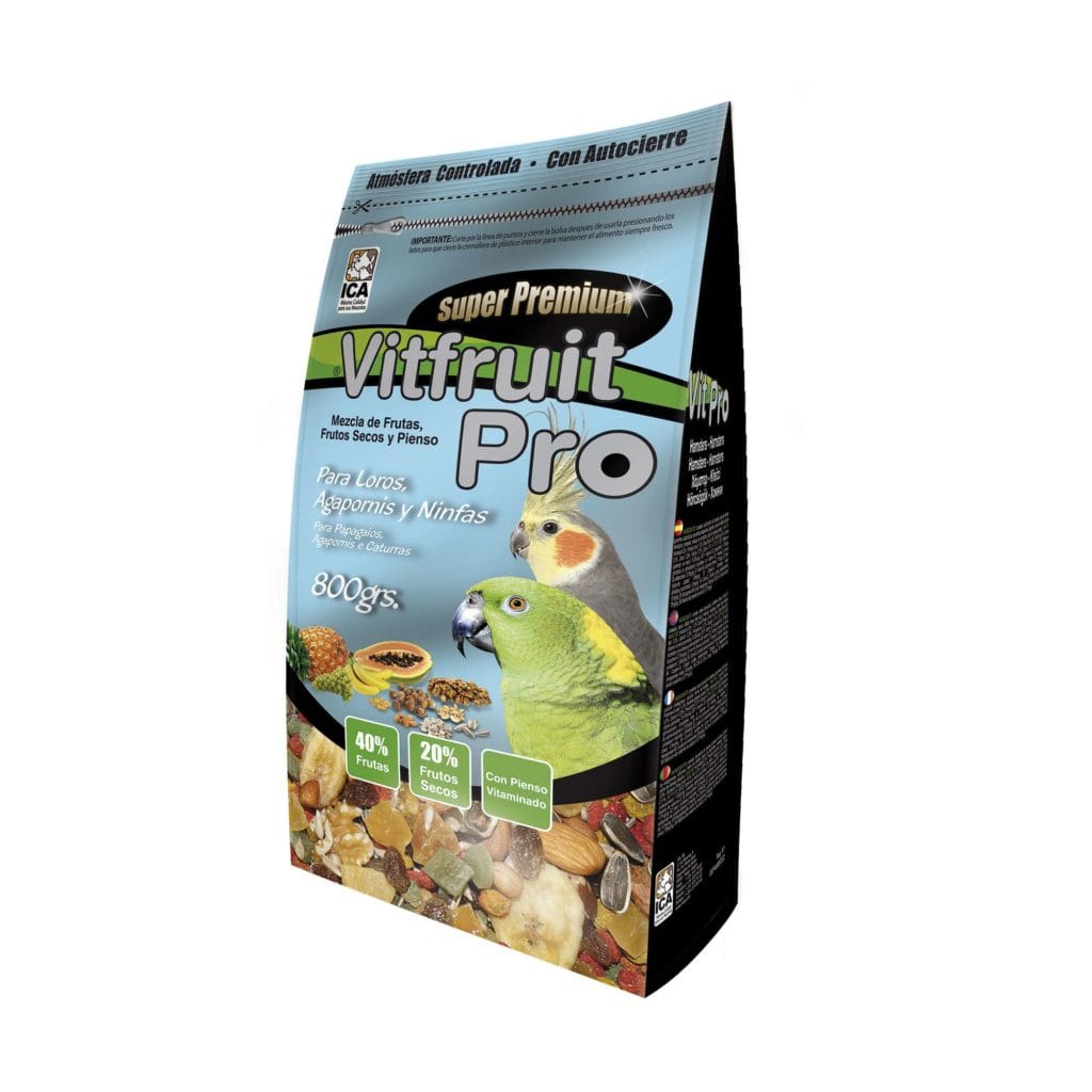 vitp171 alimento para loros agapornis y ninfas vitfruit pro en bolsa 800 g general 4457