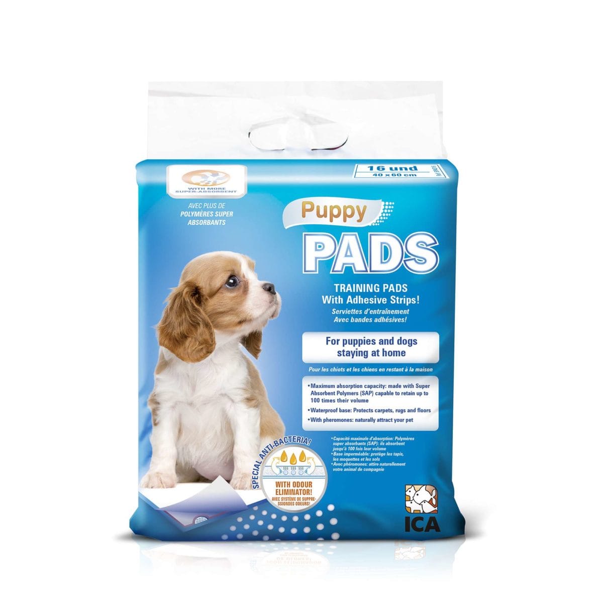PUPPY PADS 60X60 10 UNDS. - Imagen 1