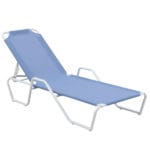 TUMBONA APILB. ACERO 193X64 CM.