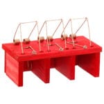 RATONERA MADERA 3 ENTRADAS