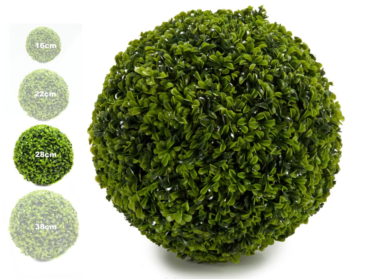 BOLA SETO VERDE HOJAS 28 CM - Imagen 1