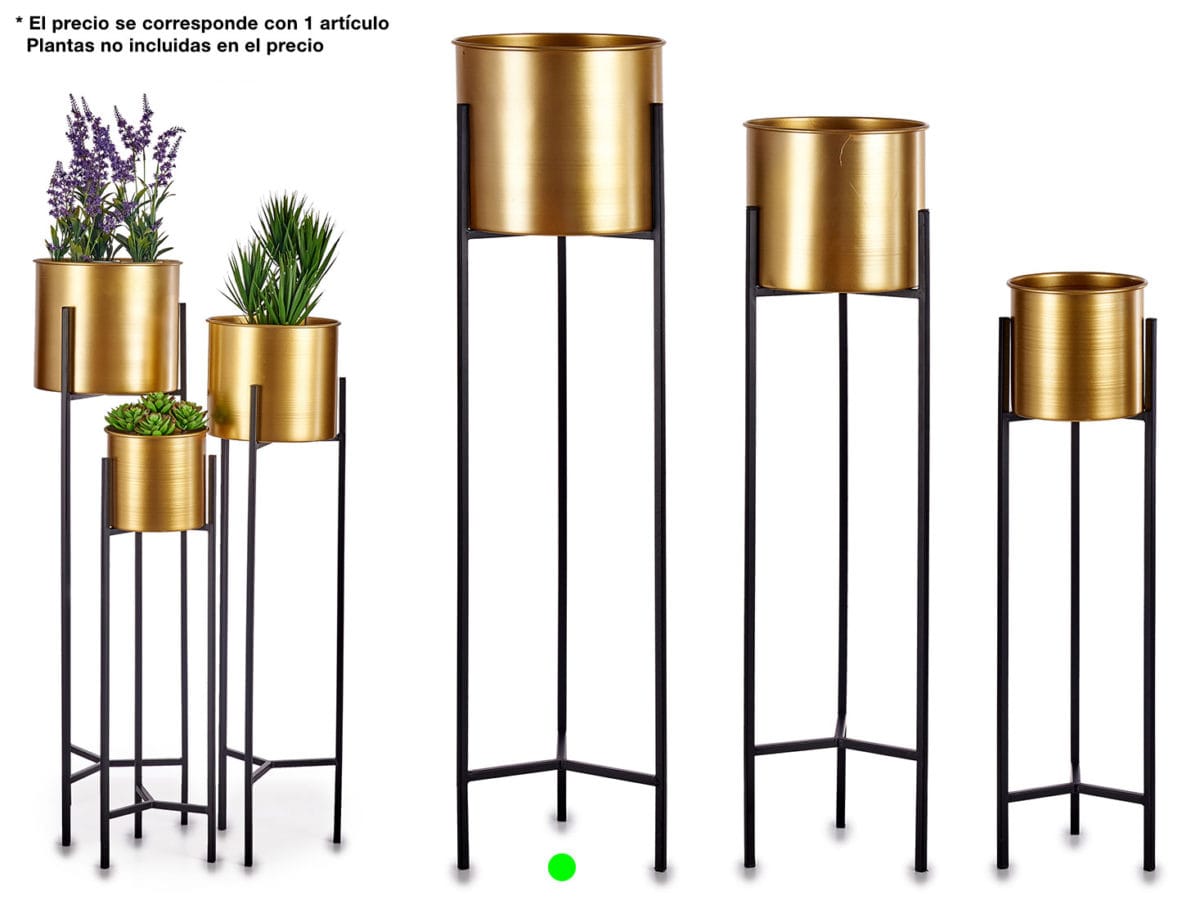 MACETERO METAL TRIPODE 24X94 CM - Imagen 1