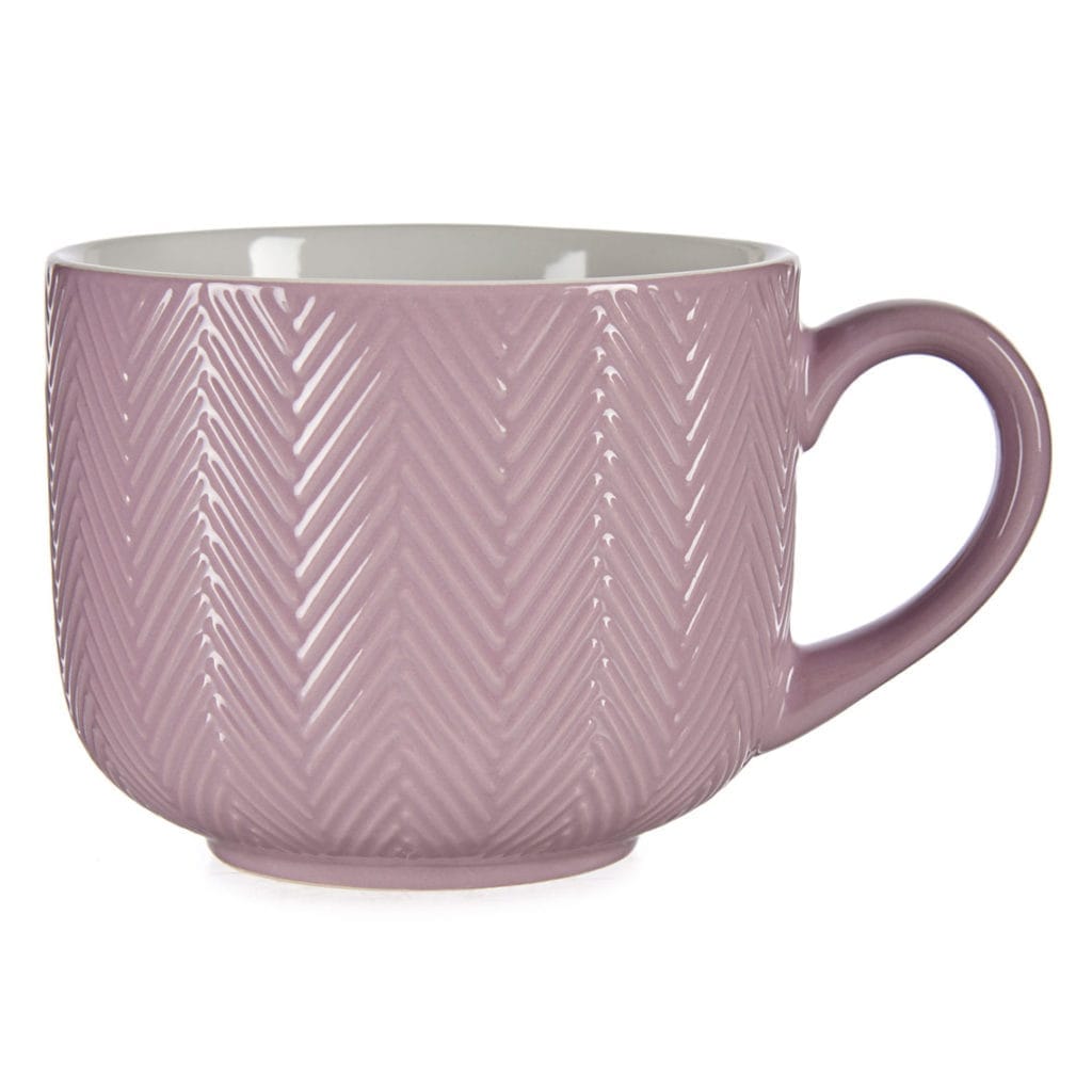 taza rosa