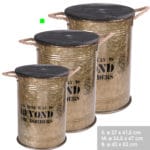 BEYOND BIDON DORADO 40X52 CM