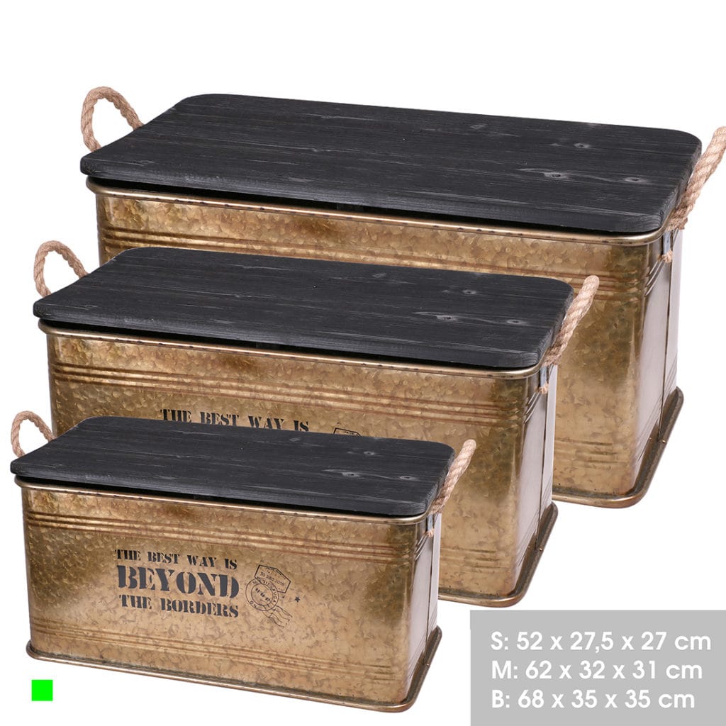 BEYOND CAJA DORADA 52X275X27 CM