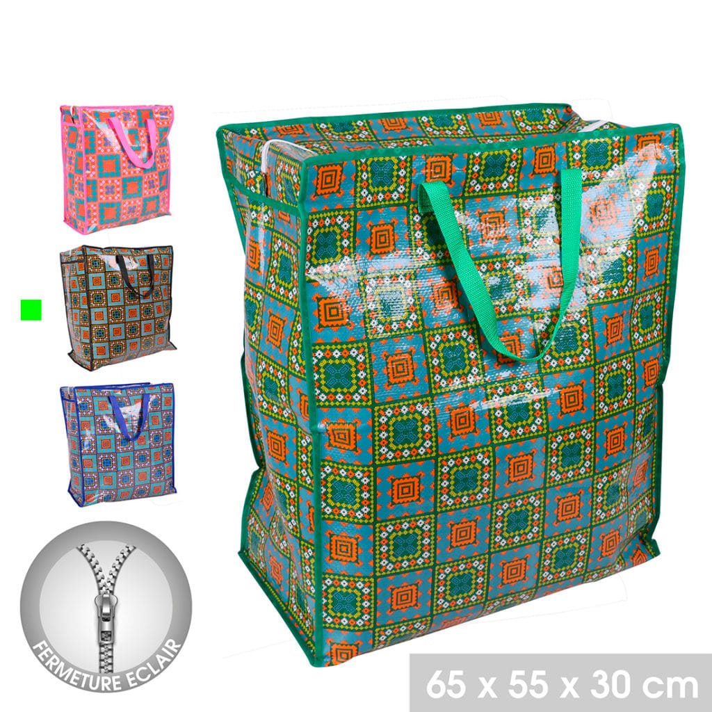 BOLSA MAYA MARRON 65X55X30 CM
