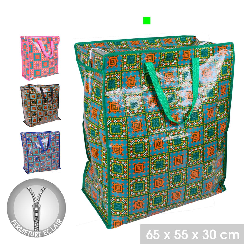BOLSA MAYA VERDE 65X55X30 CM