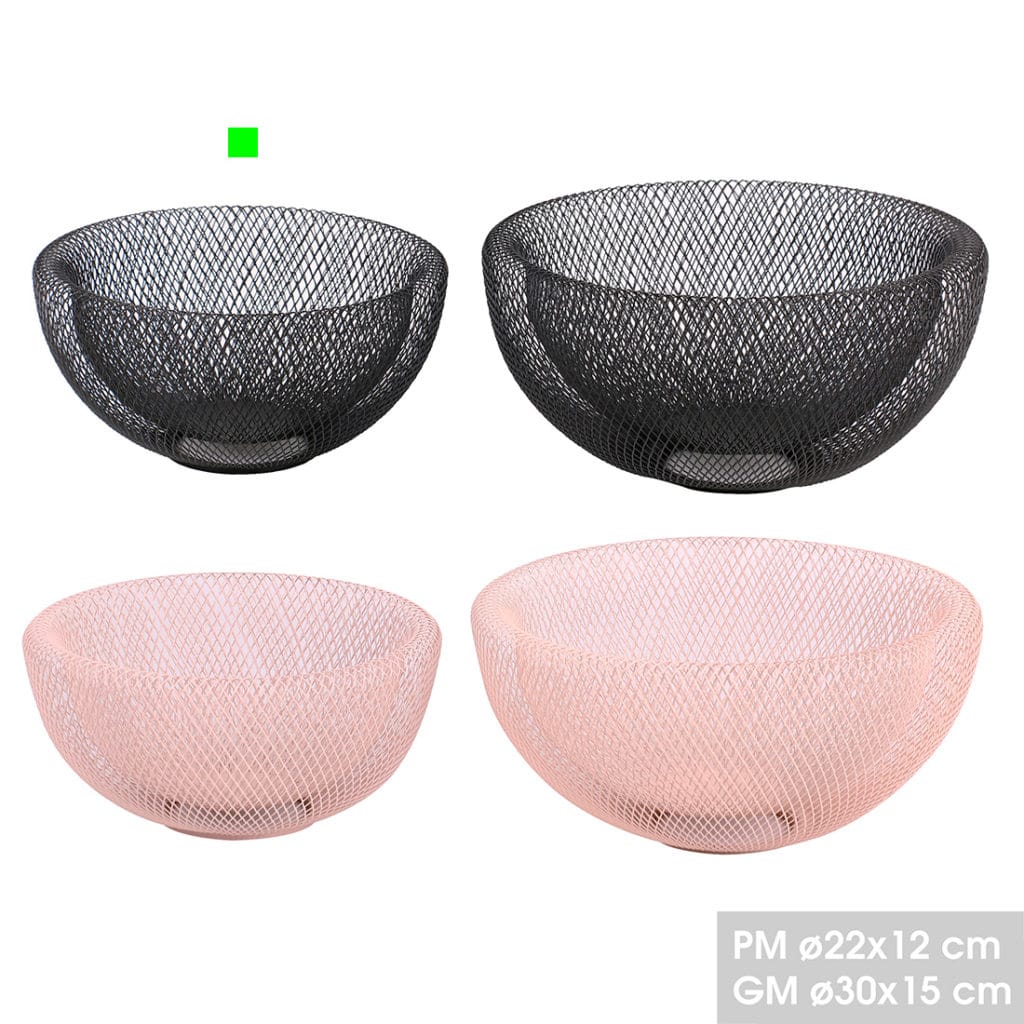 CESTA DECORACION 22X12 CM NEGRA