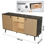 CHELSEA BUFFET 150X39,5X78 CM