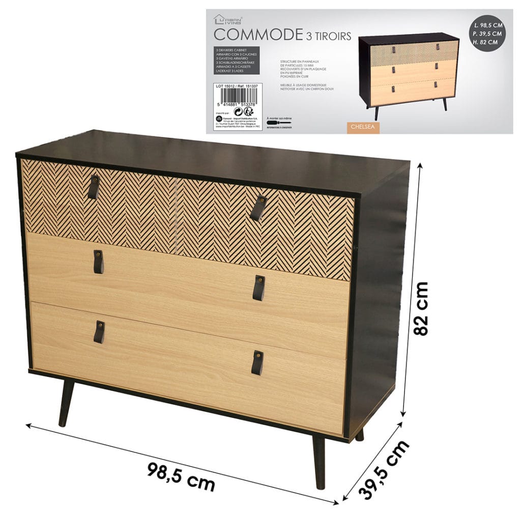 CHELSEA COMODA 985X395X82 CM