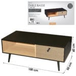 CHELSEA MESITA C/ ASA 100X50X40