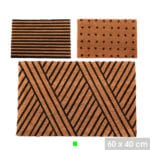 FELPUDO RAYAS VERTICALES 60X40