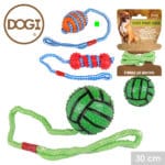 JUGUETE CUERDA PELOTA OVALADA