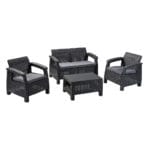 SET CORFU LOUNGE GRAFITO - Imagen 2