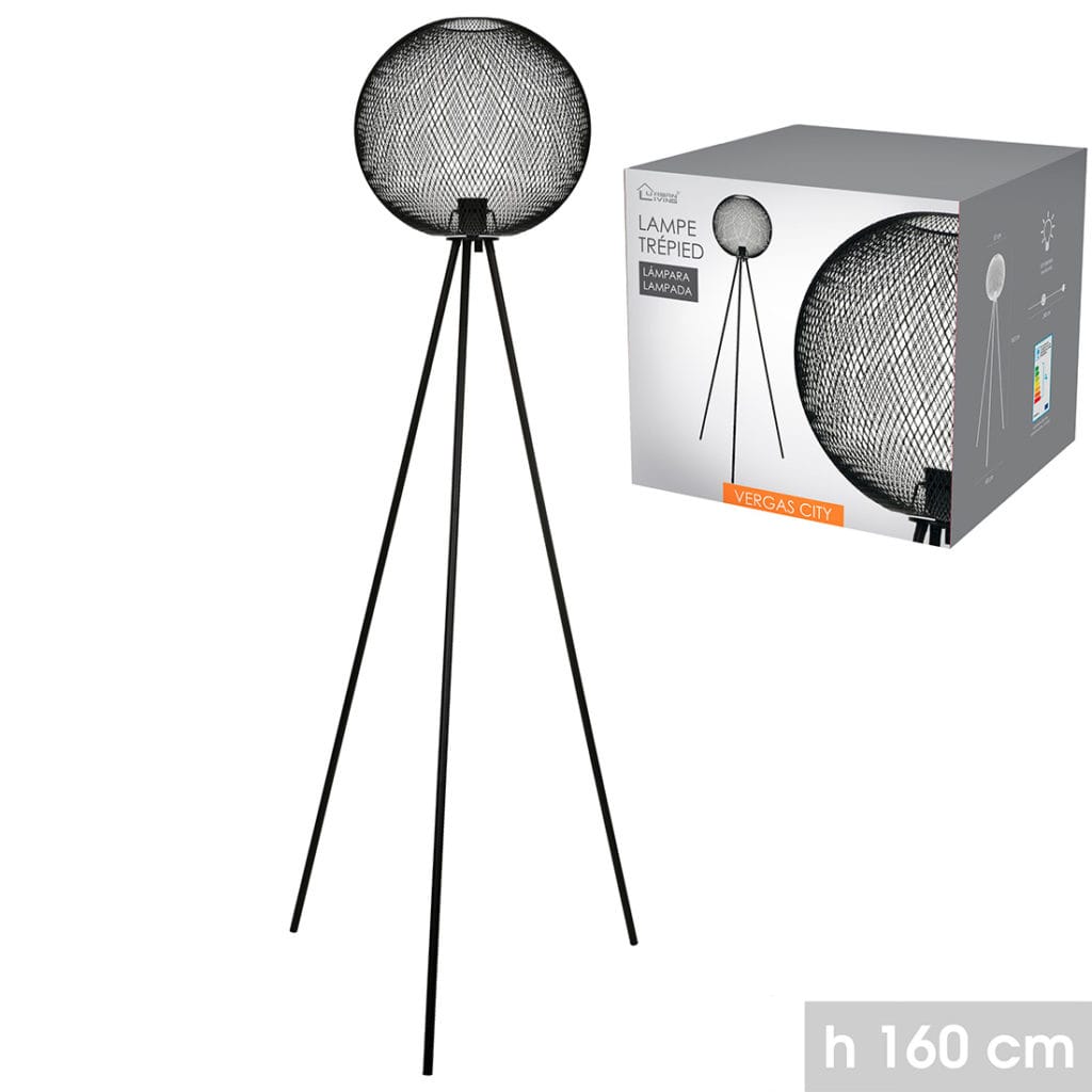 LAMPARA TRIPODE REDONDA 3 PIES