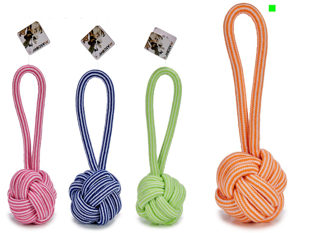 MORDEDOR CUERDA BOLA NARANJA