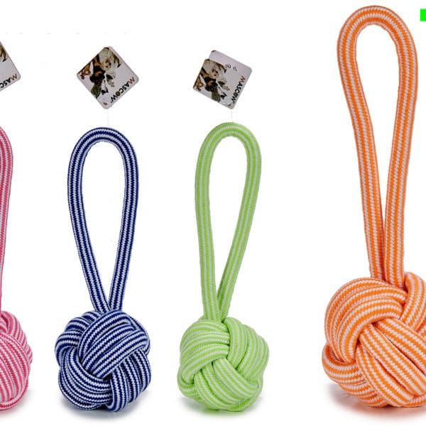 MORDEDOR CUERDA BOLA NARANJA