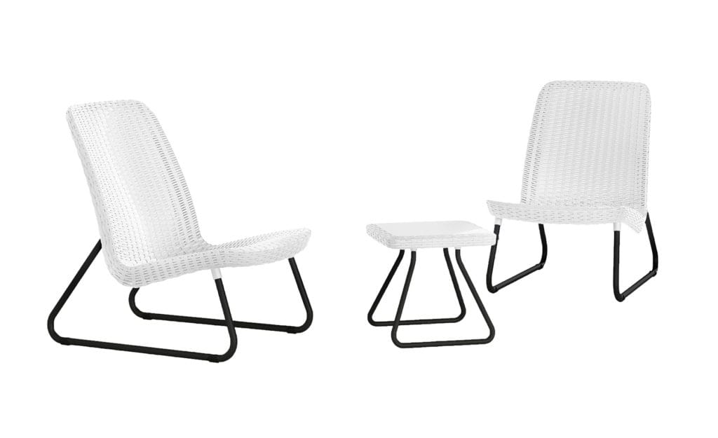 Rio Set White black leg