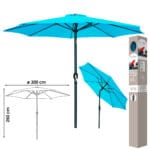 SOMBRILLA D 3 MT. TURQUESA