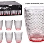 VASO PUNTOS 30 CL. ROSA