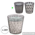 VELA ARCOS 11X11 CM 26 HORAS