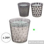 VELA HOJAS 11X11 CM 26 HORAS