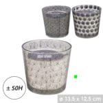 VELA HOJAS 13,5X12,5 CM 50 HORAS