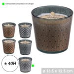 VELA ROMBO NEGRO 13,5X12,5 40 H