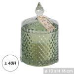 VELA VIDRIO 10X18 CM 40 HORAS