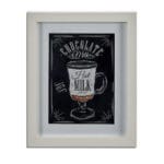 CUADRO COCOA MARCO BL. 28x23X3