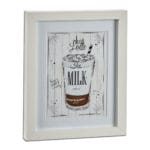 CUADRO ESPRESSO MARCO BL. 28x23X3