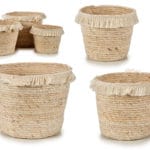 MACETERO PAJA RED. C/ PELO GR.