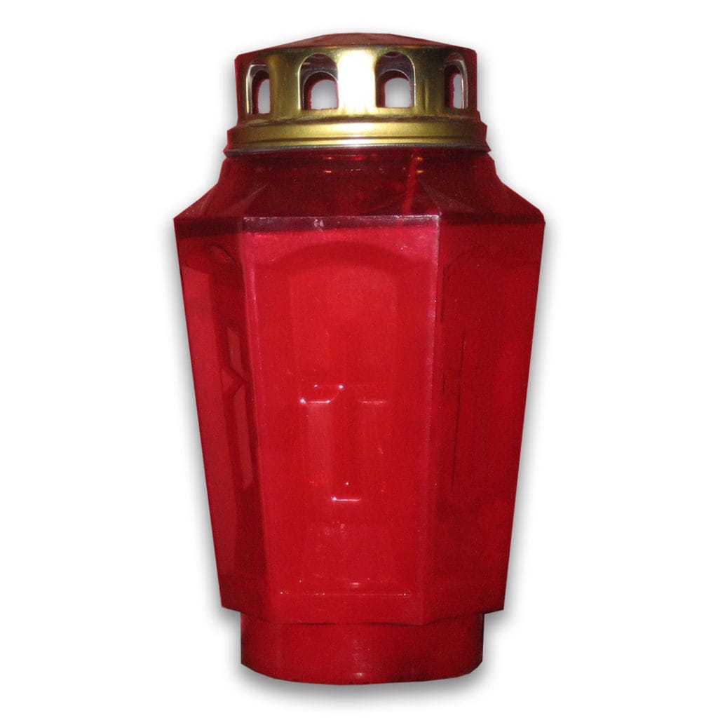 VELON HEXAGONAL ROJO