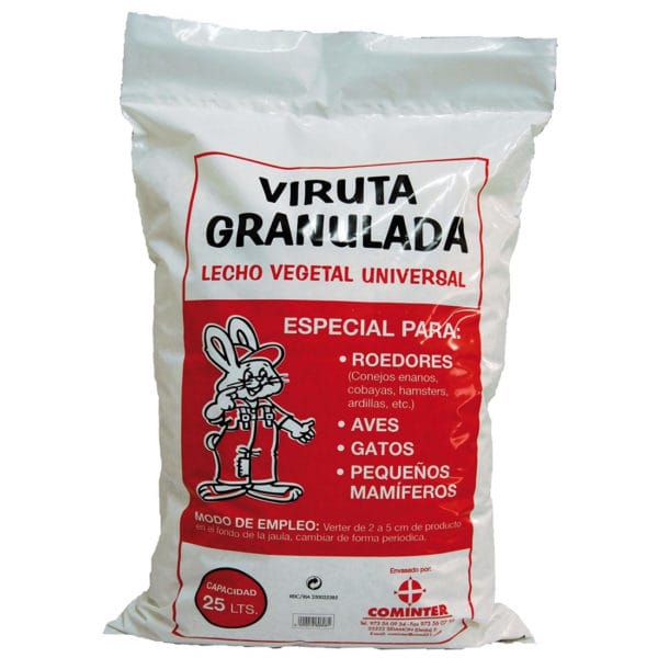 VIRUTA GRANULADA 25 LTS.