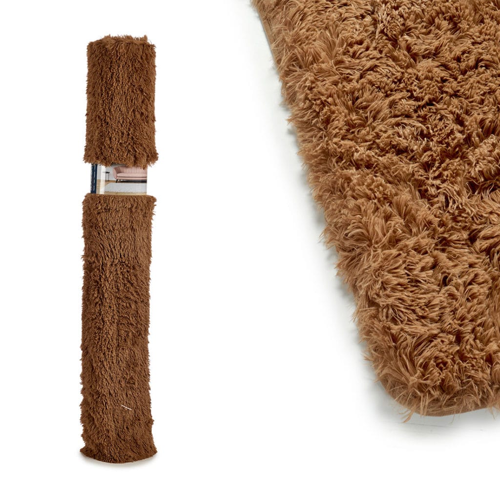 ALFOMBRA PELO 133X195 MARRÓN