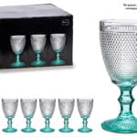 COPA PUNTOS PIE TURQUESA